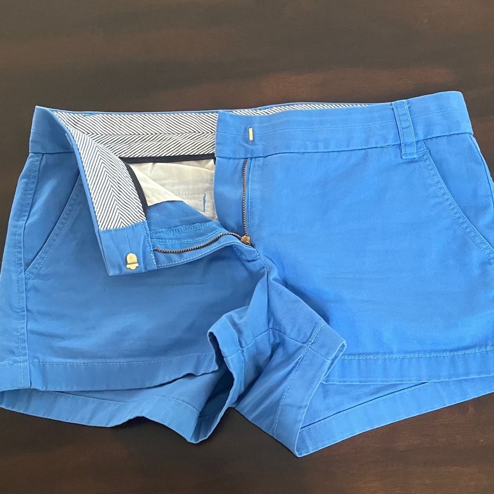 J. Crew High Waist Blue Women's Shorts
